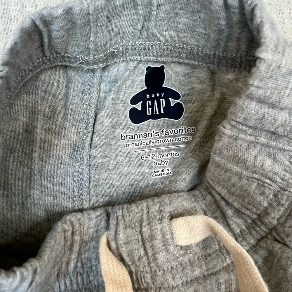 Gap Gray Baby Shorts 6-12 months